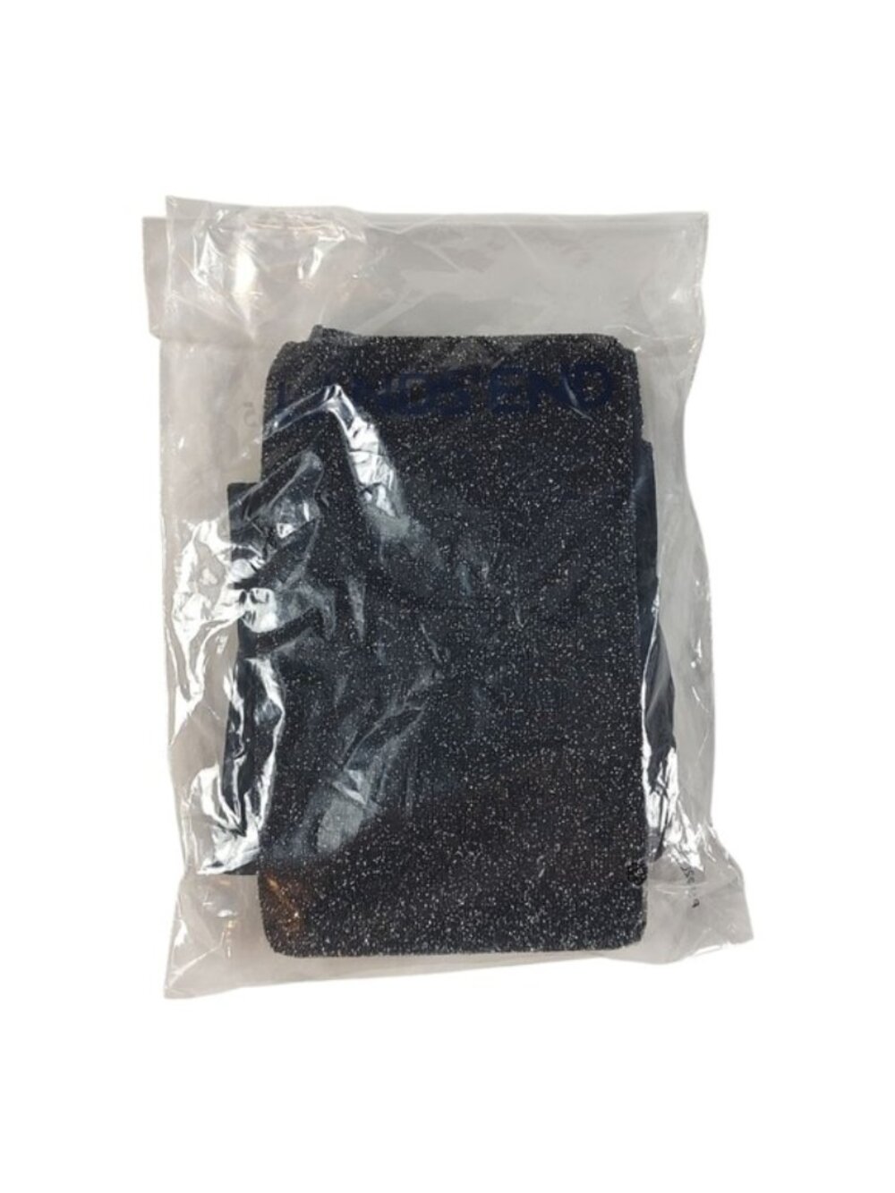 Lands End Whimsigoth Black Sparkle Tights Women's Large 492006